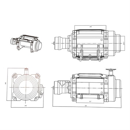 Bärgningsvinsch hydraulisk 8100 kp inkl styrrullar