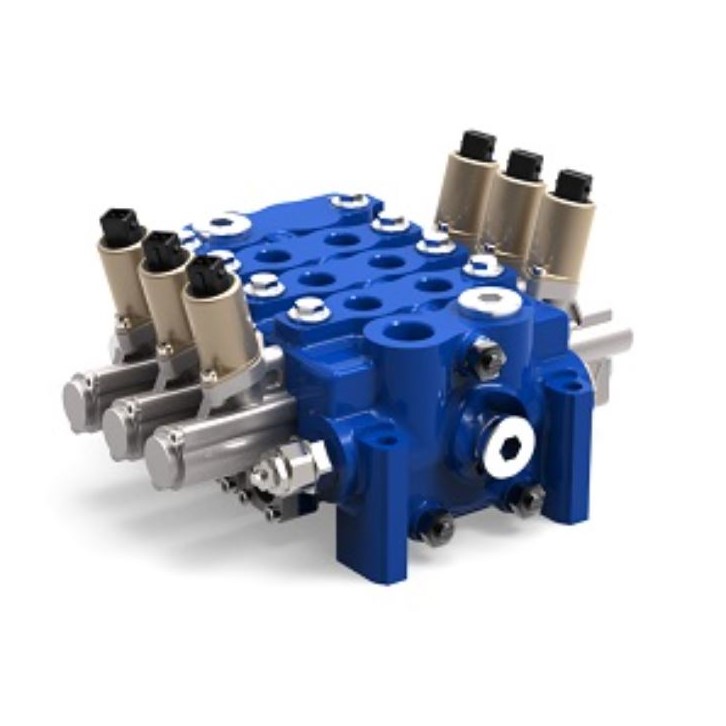 Elektrisches Ventil 1-1/2 Zoll - 24 V Nylon mit Durchflussregler für